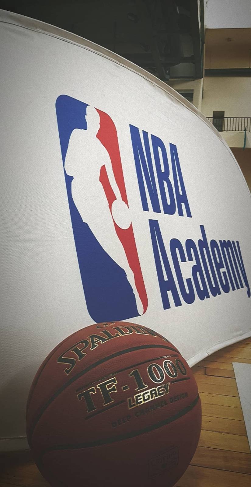 Group with NBA coaching staff